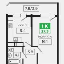 Продается квартира, в Краснодаре