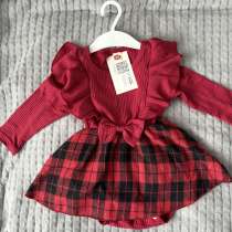 Детское красное платье 74-80 размер, в Белгороде