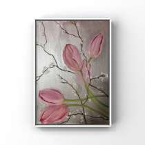 Картина масло тюльпаны 30*40, в Нижнем Новгороде