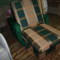 Выкатное кресло-кровать плюш с шениллом, в Санкт-Петербурге