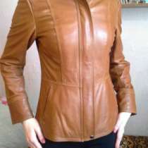Кожаная куртка рыжая XL (44-46) BESIKLER ISTANBUL Made in Turkey, в Воронеже
