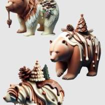 Продам авторские стикеры новогодние, в Москве