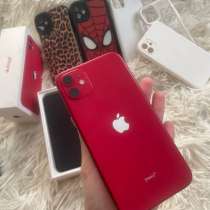 Айфон 11 красный на 128 гб, в Тюмени