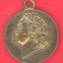 Россия фрачная миниатюра медаль 200-лет Полтавской битвы, в Орле