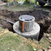 Выгребная яма для частного дома из бетонных колец, в Воронеже