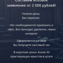 Исковые заявления, возражения, жалобы, в Москве