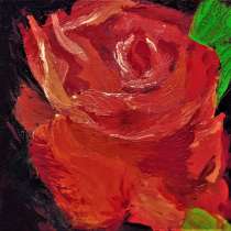 Интерьерная картина " Абстрактная роза ", в Сочи