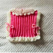 Вязаный детский корсет / топ ручной работы, в Москве