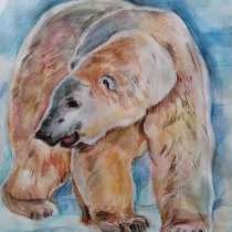 Рисунок белого медведя, в Энгельсе