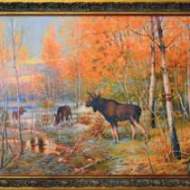 "Осенний лес с лосями", в Санкт-Петербурге