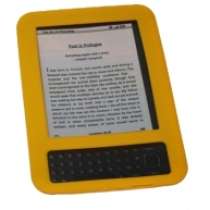 Чехол для электронной книги Amazon Kindle 3 силикон желтый, в Москве
