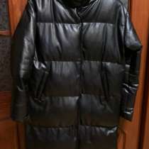 Продаю пуховик из эко кожи, в Калуге