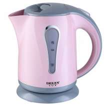 Чайник электрический Delta DL-1008 темно-розовый серый 1л, в г.Тирасполь