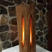 Лампа из дерева, в Вологде
