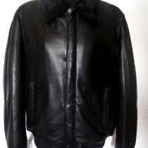 Кожаная брендовая куртка rivaldi foker. Теплая. 48-50 размер, в Омске