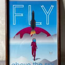 Постер “Fly Above The Sky”, в Москве