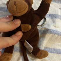 Брелок обезьяна для ключей /сумку, в Москве