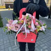 Цветы в Липецке сумочки с орхидеями, в Липецке