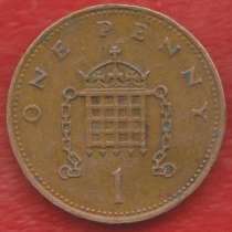Великобритания Англия 1 пенни 1982 г. Елизавета II год – тип, в Орле