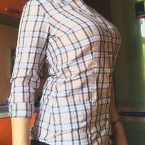 Рубашка клетчатая хлопковая, в Москве