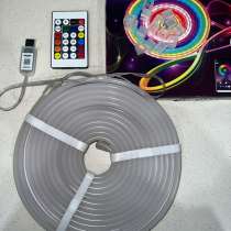Неоновая гибкая лента rgb 3 метра, в Москве