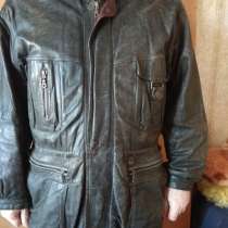 Кожаная немецкая Куртка 52-54 размера, в Смоленске