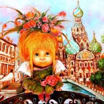 Картина по номерам "Солнечный ангел города" 40х50, в Омске