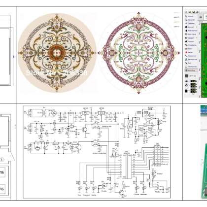 Нарисовать плату по схеме онлайн