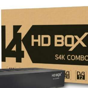 Новый ресивер (тюнер) HD BOX S4K Combo (поддержка UltraHD), в г.Луганск