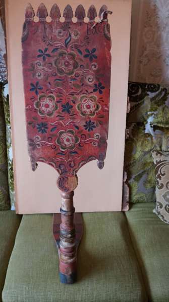 Старинная расписная прялка. Русский Север, Поважье, 188* год в Санкт-Петербурге фото 7