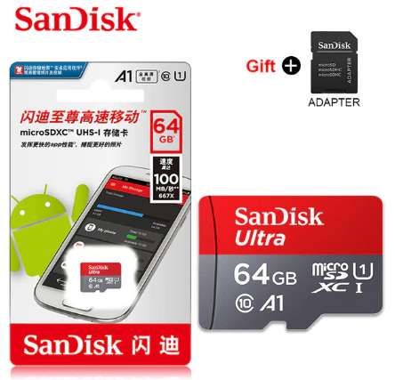 Продам карту памяти SanDisk Ultra A1 U1 64Гб