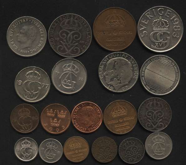 Монеты Англии, Италии, Дании, Швеции и Финляндии в наборах в Москве фото 4