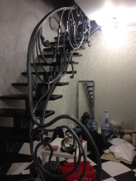 Кованые перила в Москве фото 10