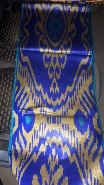 Ткань Адрас натуральный шелк из Узбекистана в фото 7