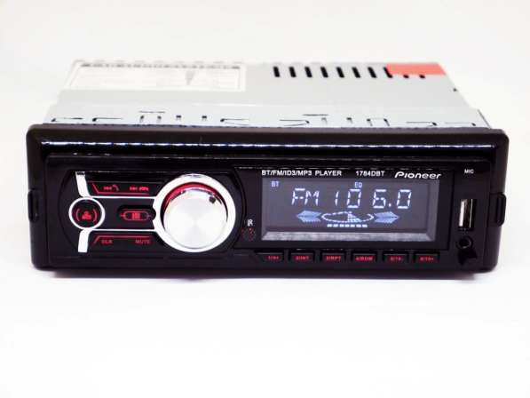 Автомагнитола Pioneer 1784DBT - Bluetooth MP3 Player, FM в 