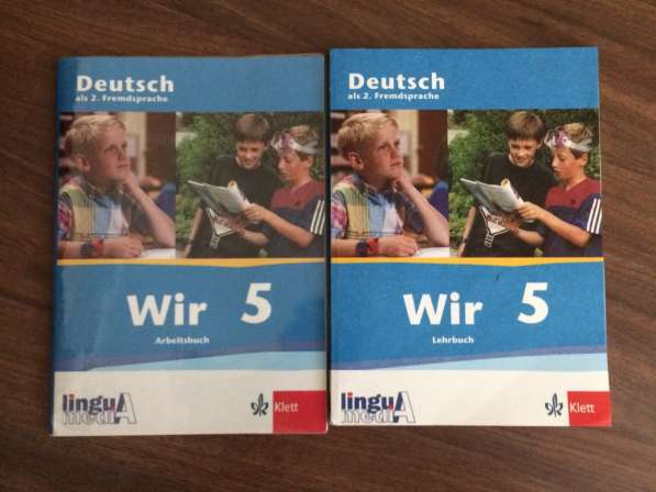 Учебник и рабочая тетрадь по немецкому языку 5 класс Klett
