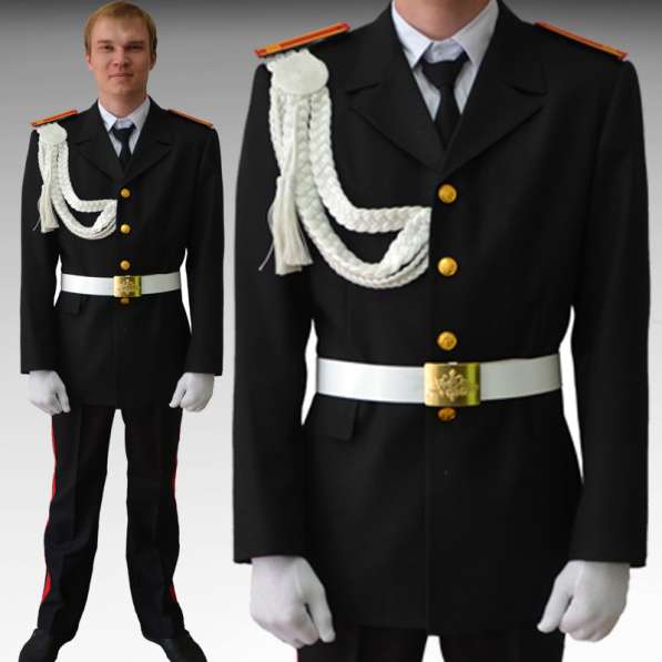 Костюм парадный для кадетов курсантов Россия цвет черный в Тюмени фото 3
