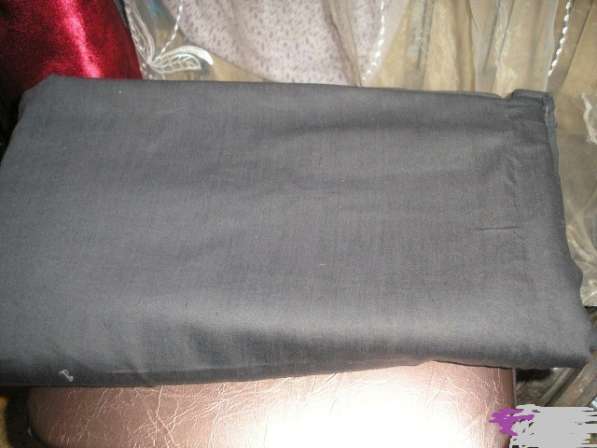 Ткань черного цвета почти 5м ширина 70 см