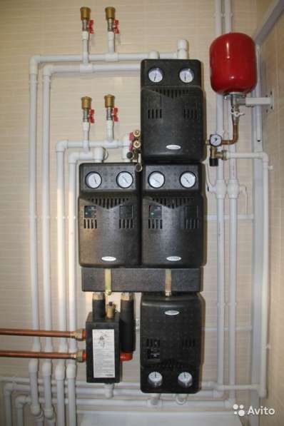 Монтаж систем отопления водоснабжения для коттеджа в Наро-Фоминске фото 15