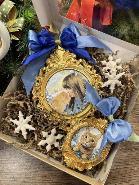 Украшение на елку с вашим фото