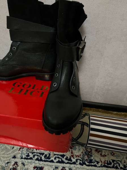 Ботинки полусапоги ботики кожаные