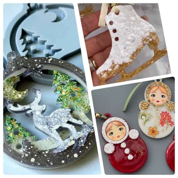 Молды новогодних игрушек из эпоксидной смолы в Москве