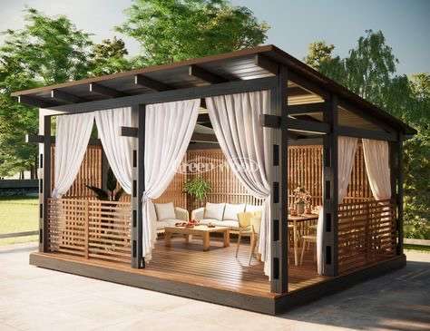 Беседки для дачи в Набережных Челнах фото 7