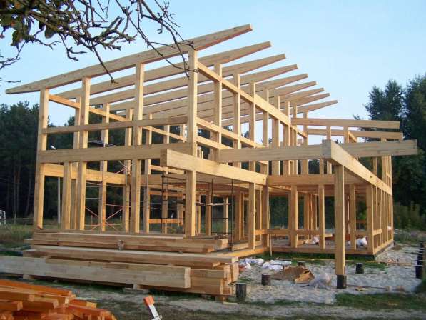 Строительство деревянных домов от 50 руб./кв. м в 