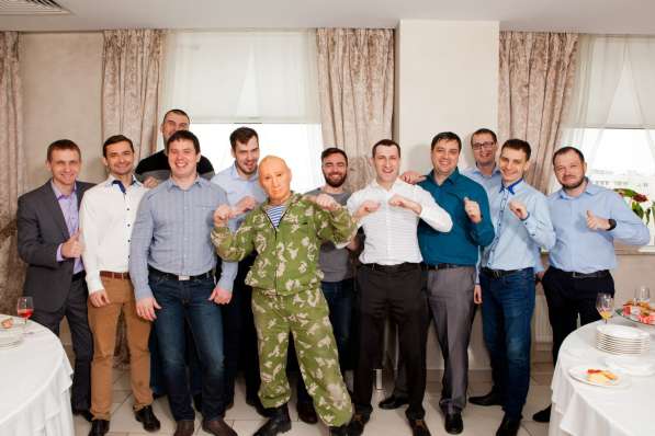 Поздравление с 23 февраля в офисе в Красноярске фото 8