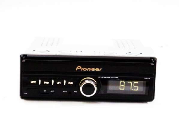 1din Магнитола Pioneer GBT-7100S 7" Экран, USB, Bluetooth в фото 3