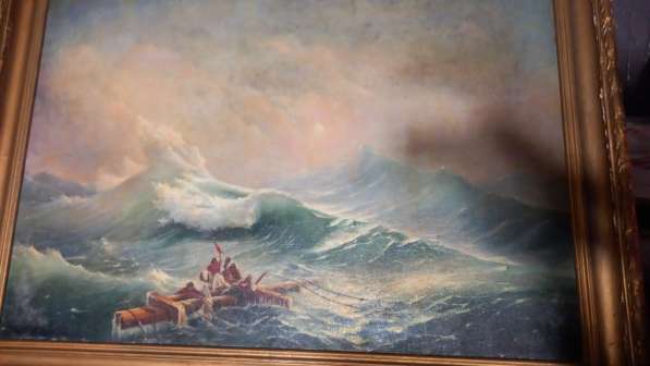 Картина Море в шторм, холст, масло, копия, 1945 год в Ставрополе фото 5