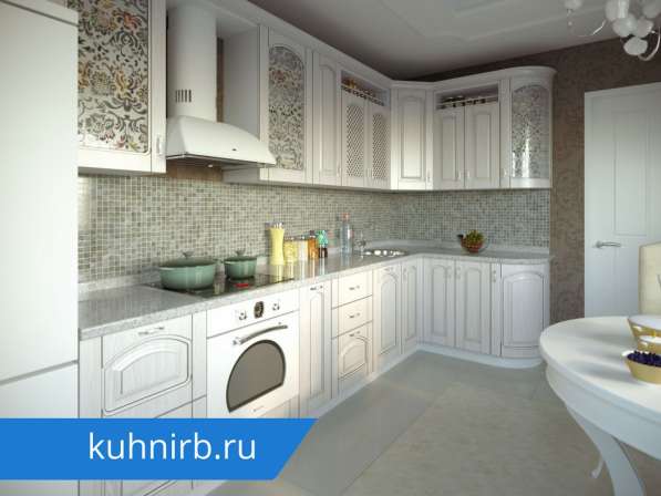 Кухня с фасадами из эмали в Подольске фото 6