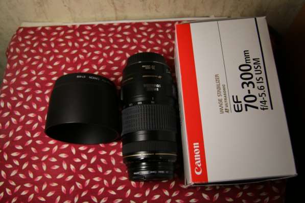 Продам фотообъектив Canon EF 70-300 mm f/4-5.6 IS USM в Воронеже фото 3