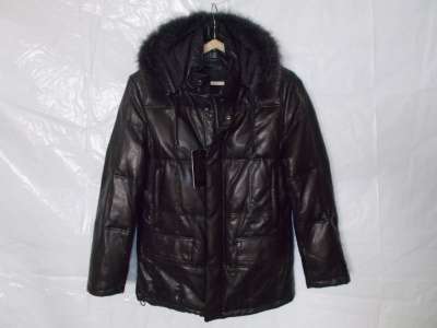 меховое пальто кожа Монклер в Кемерове фото 5